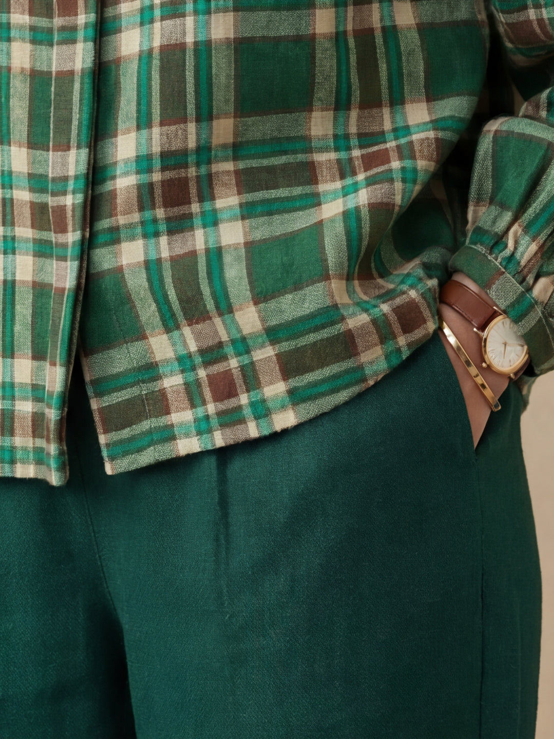 Women Cotton Regular Trouser