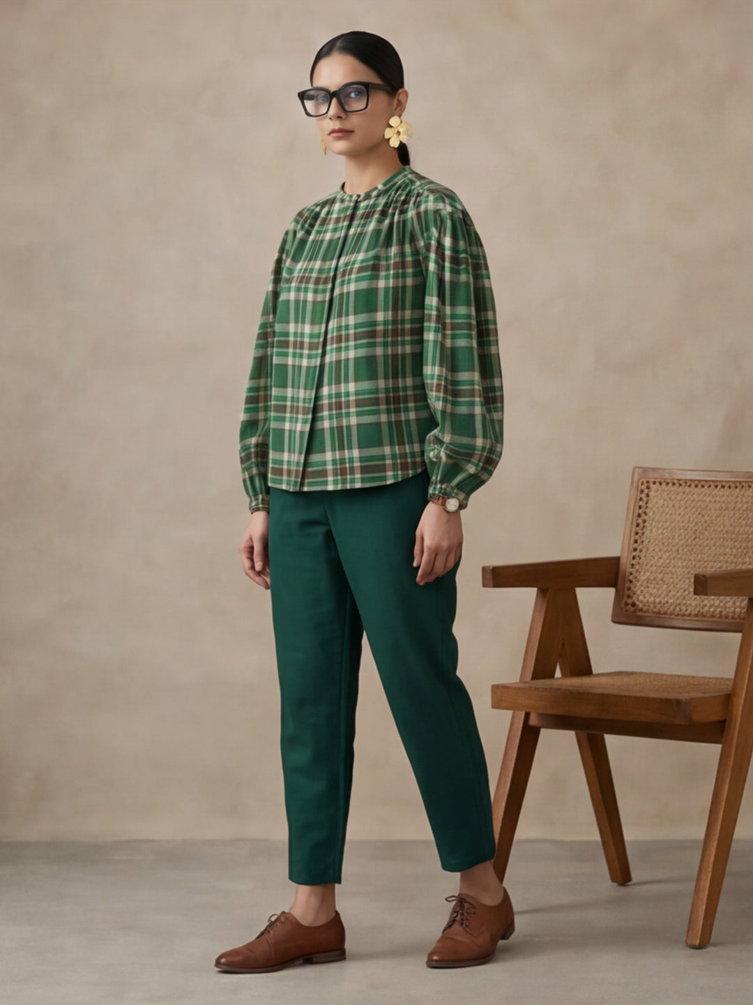 Women Cotton Regular Trouser