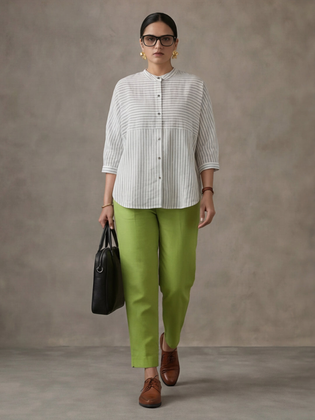 Women Cotton Regular Trouser