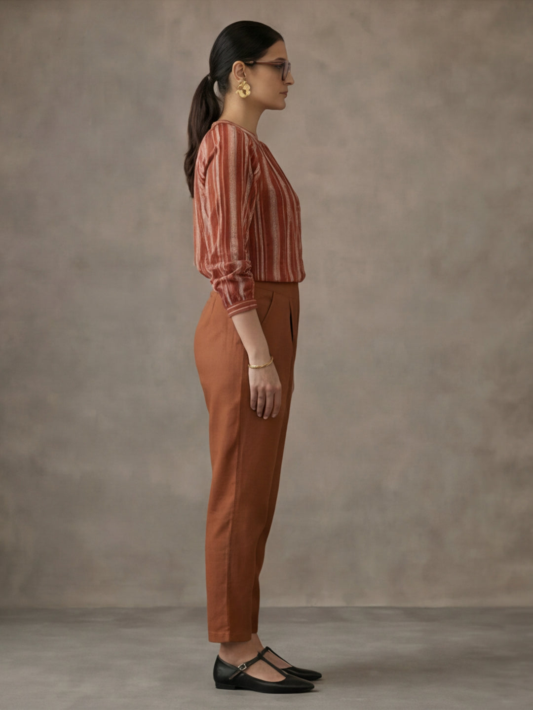 Women Cotton Regular Trouser