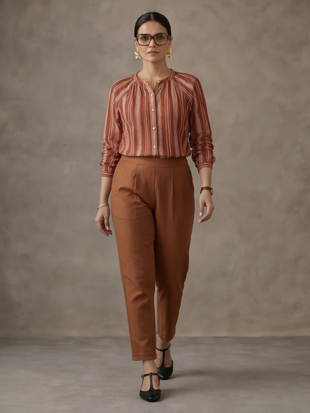 Women Cotton Regular Trouser