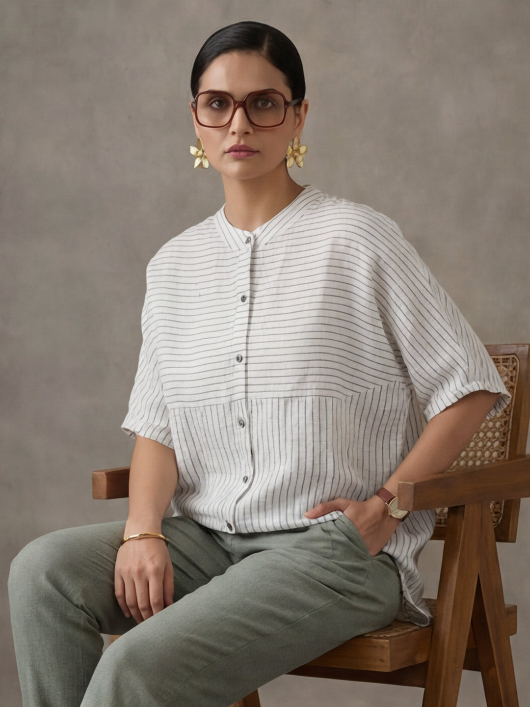 Women Cotton Regular Trouser