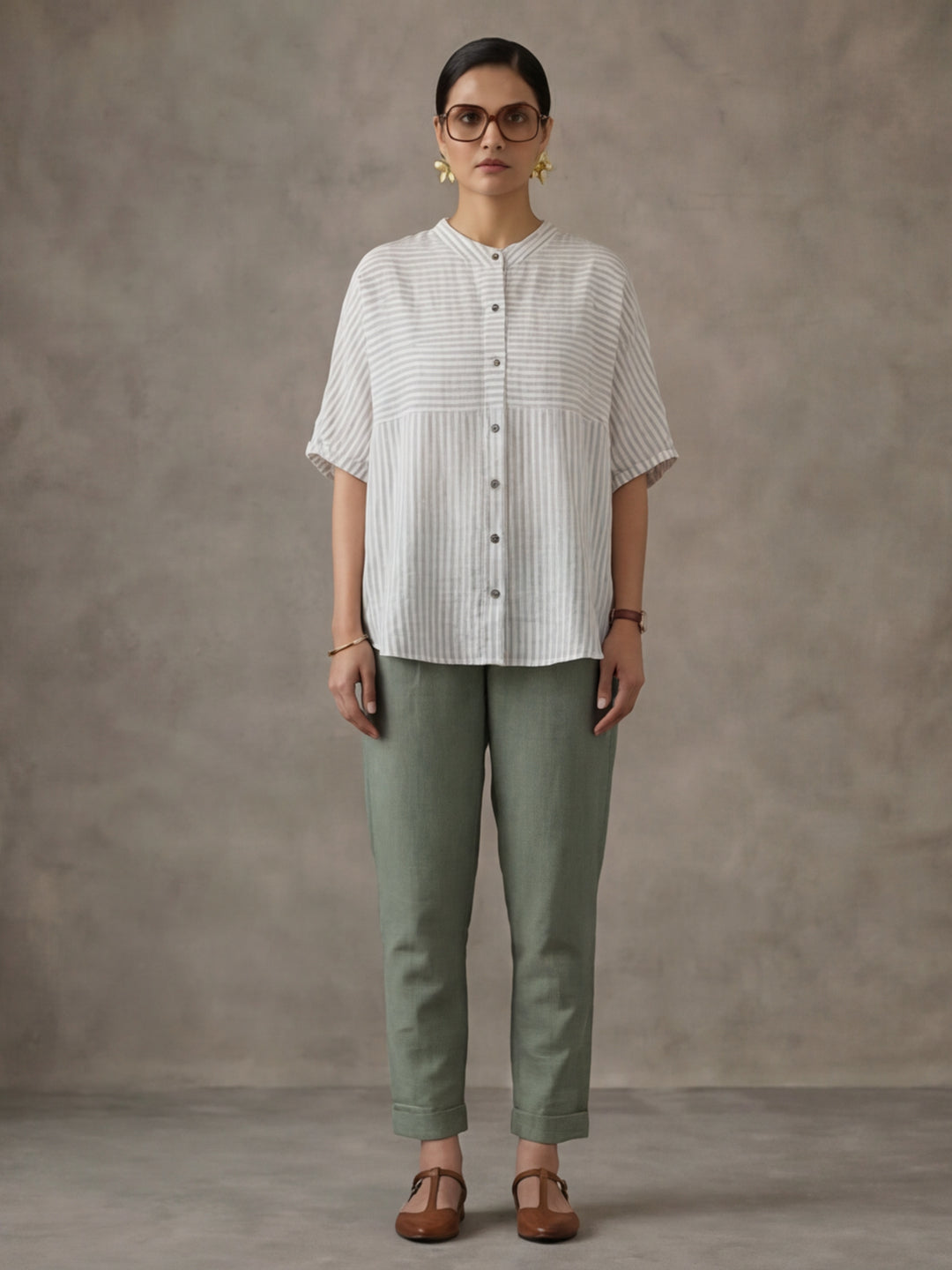 Women Cotton Regular Trouser