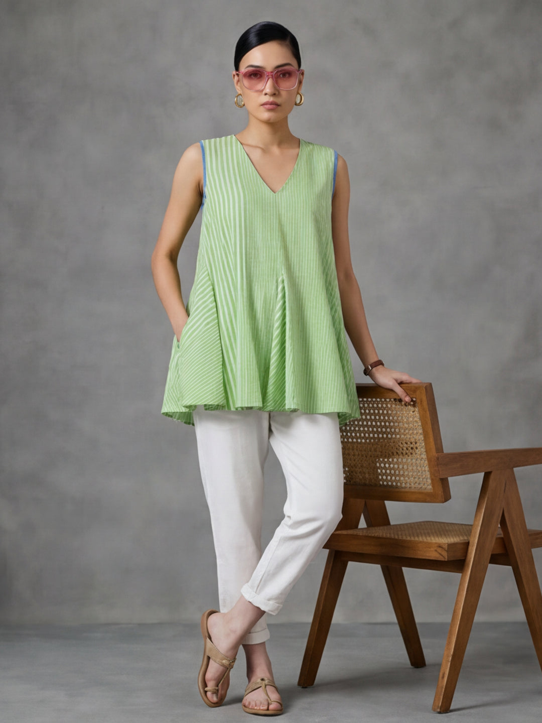 Women Cotton Regular Trouser