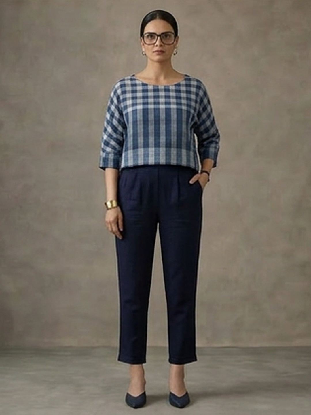 Women Cotton Regular Trouser