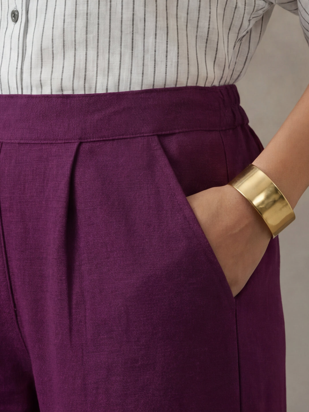 Women Cotton Regular Trouser
