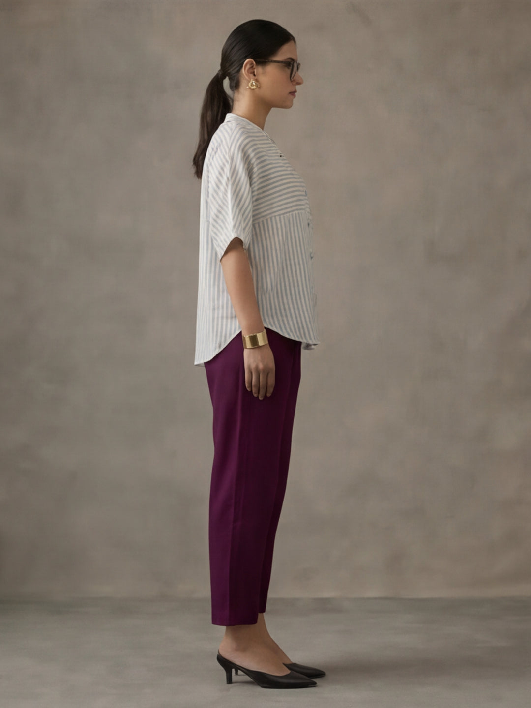 Women Cotton Regular Trouser