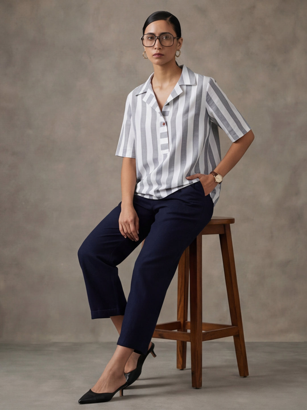 Women Cotton Regular Trouser