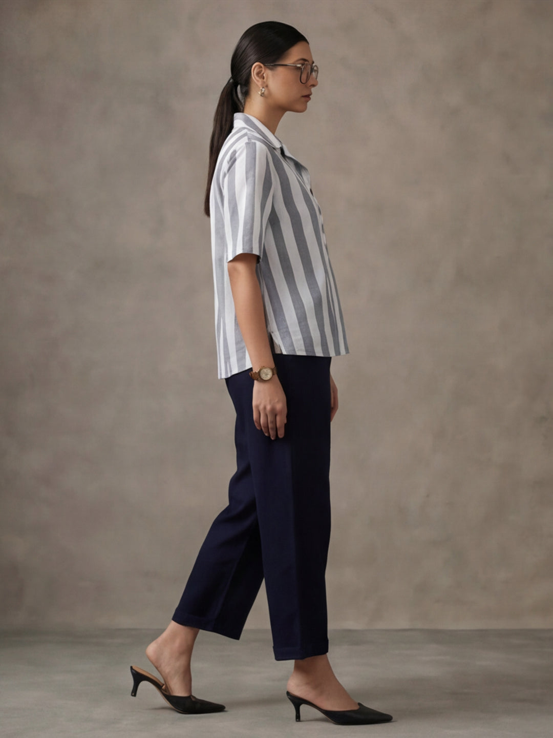 Women Cotton Regular Trouser