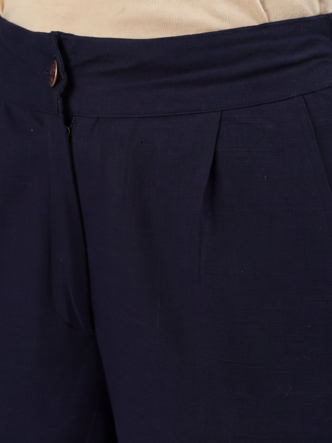 Women Cotton Regular Trouser