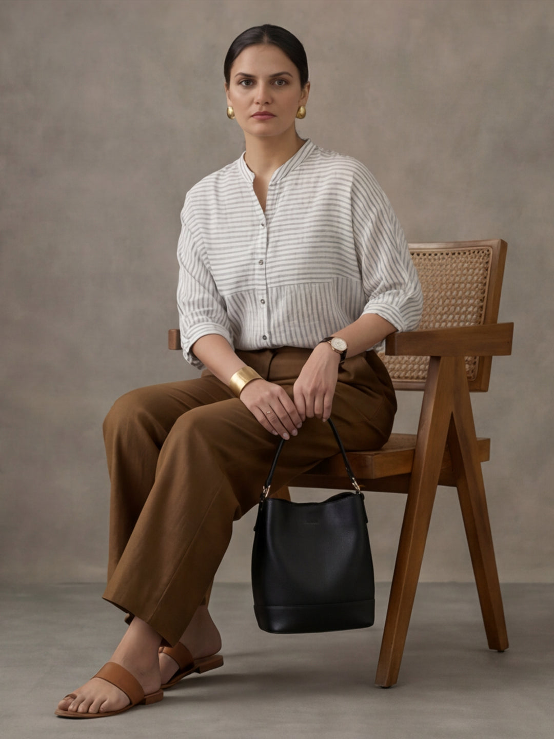 Women Cotton Regular Trouser