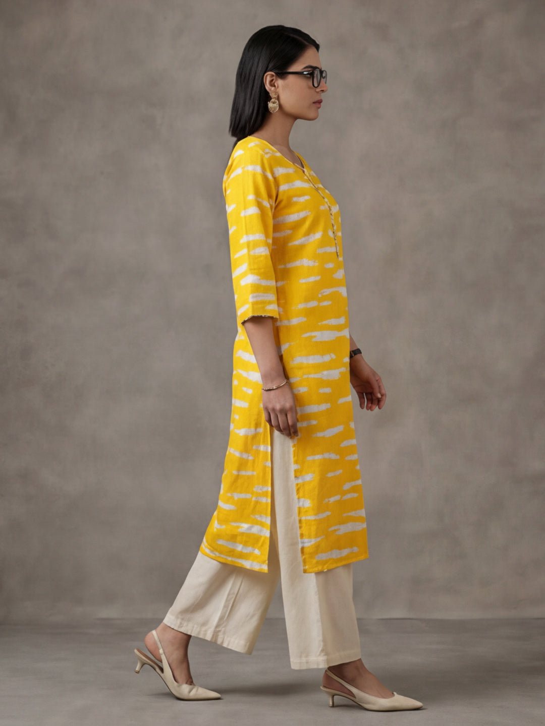 Floral Printed Straight Kurta