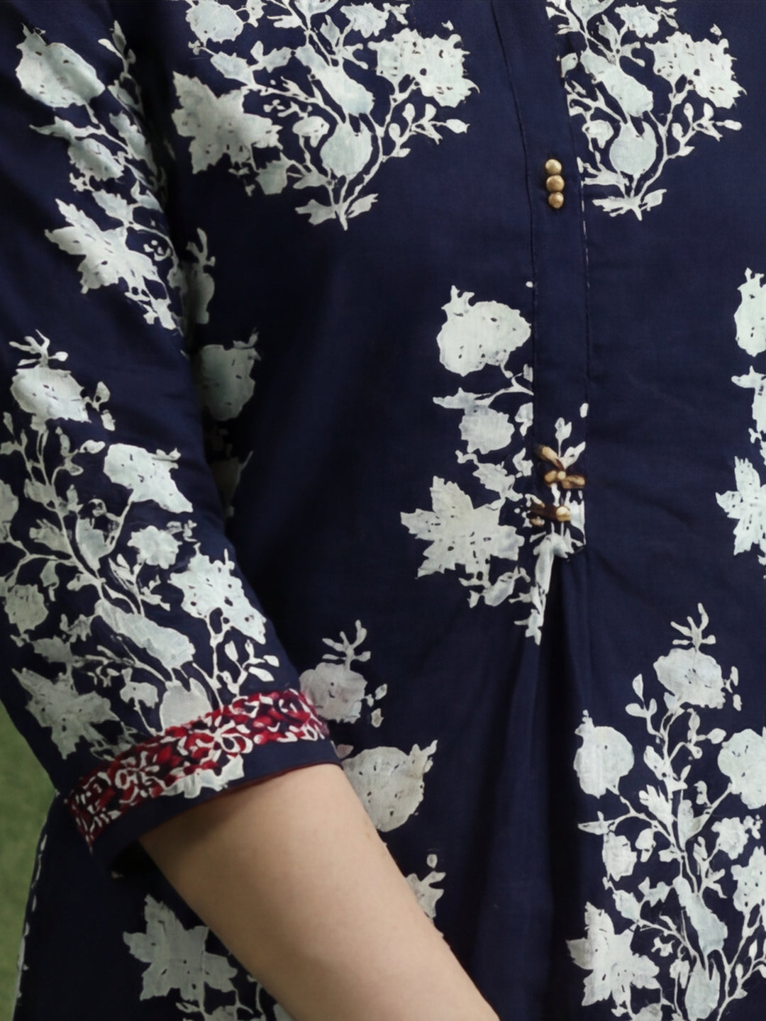 Floral Printed Straight Kurta