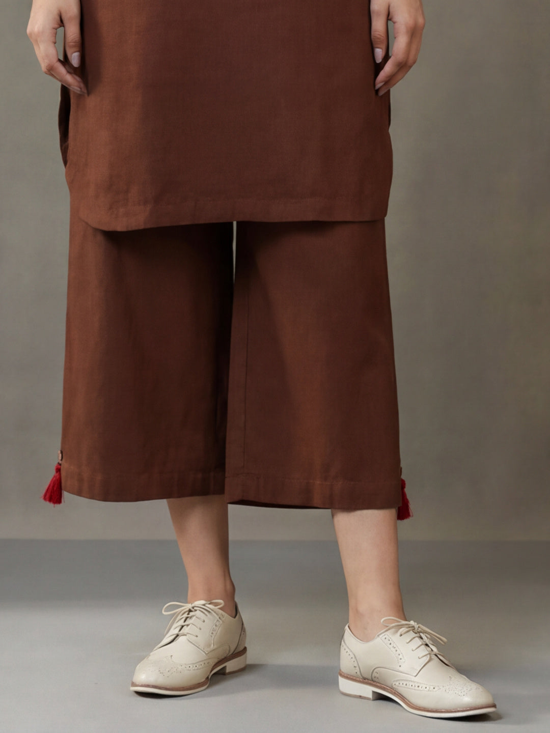 Pure cotton Solid kurta sets with palazzo