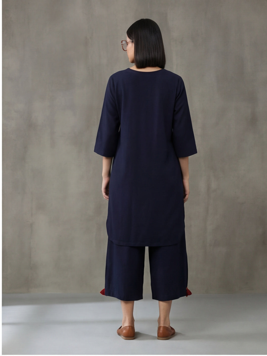 Pure cotton Solid kurta sets with palazzo