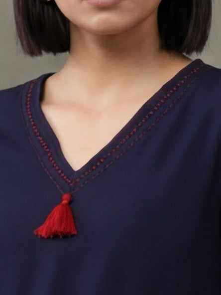 Pure cotton Solid kurta sets with palazzo
