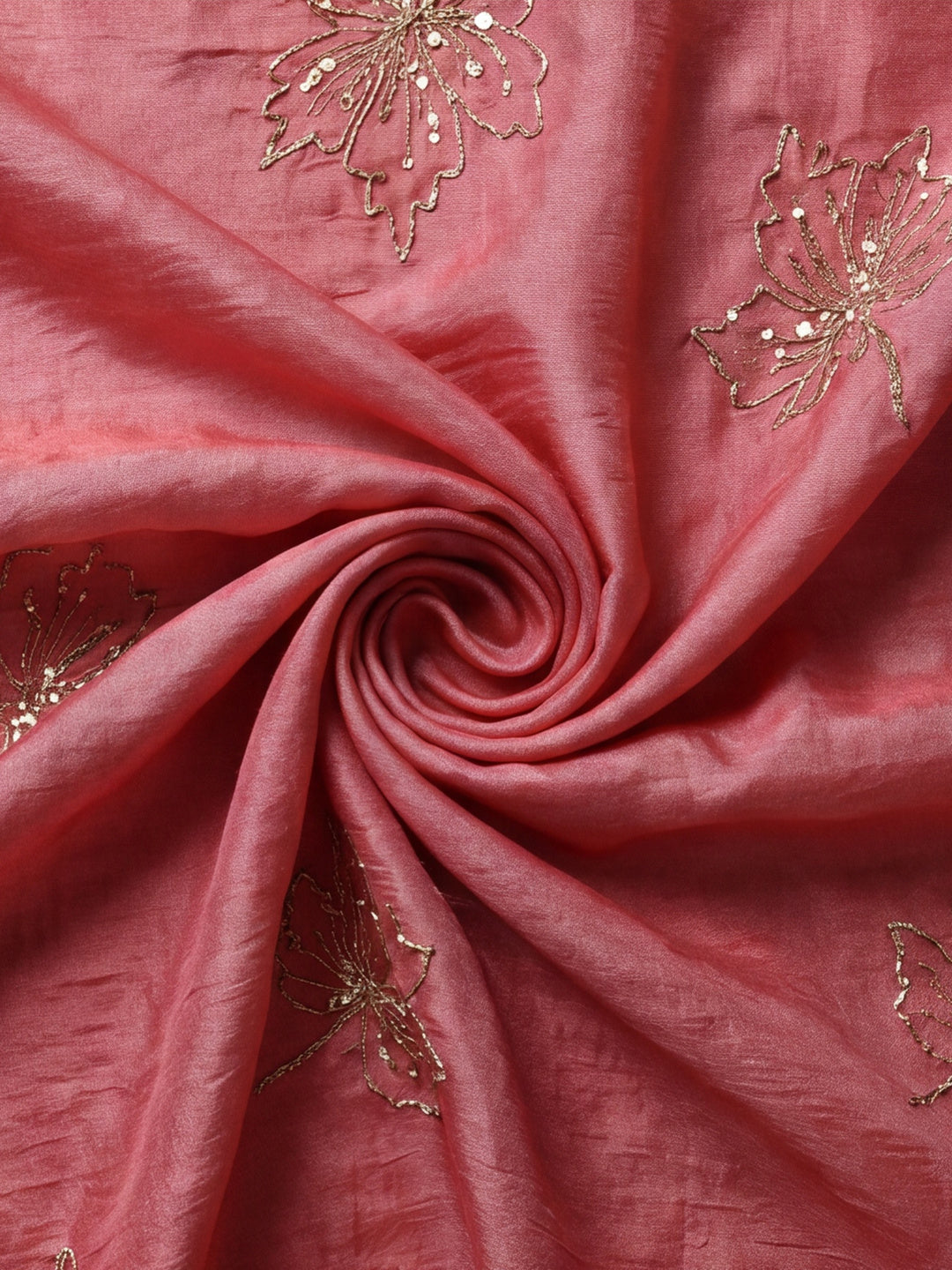 Embroidered Work Silk Saree With Unstitched Blouse Piece