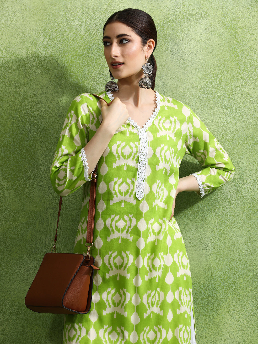 Floral Printed Straight Kurta