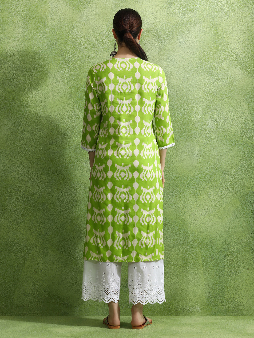 Floral Printed Straight Kurta