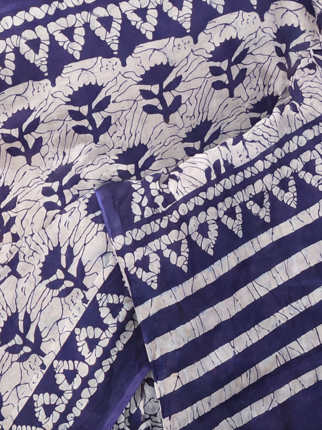 Floral Pure Cotton Saree with Unstiched Blouse