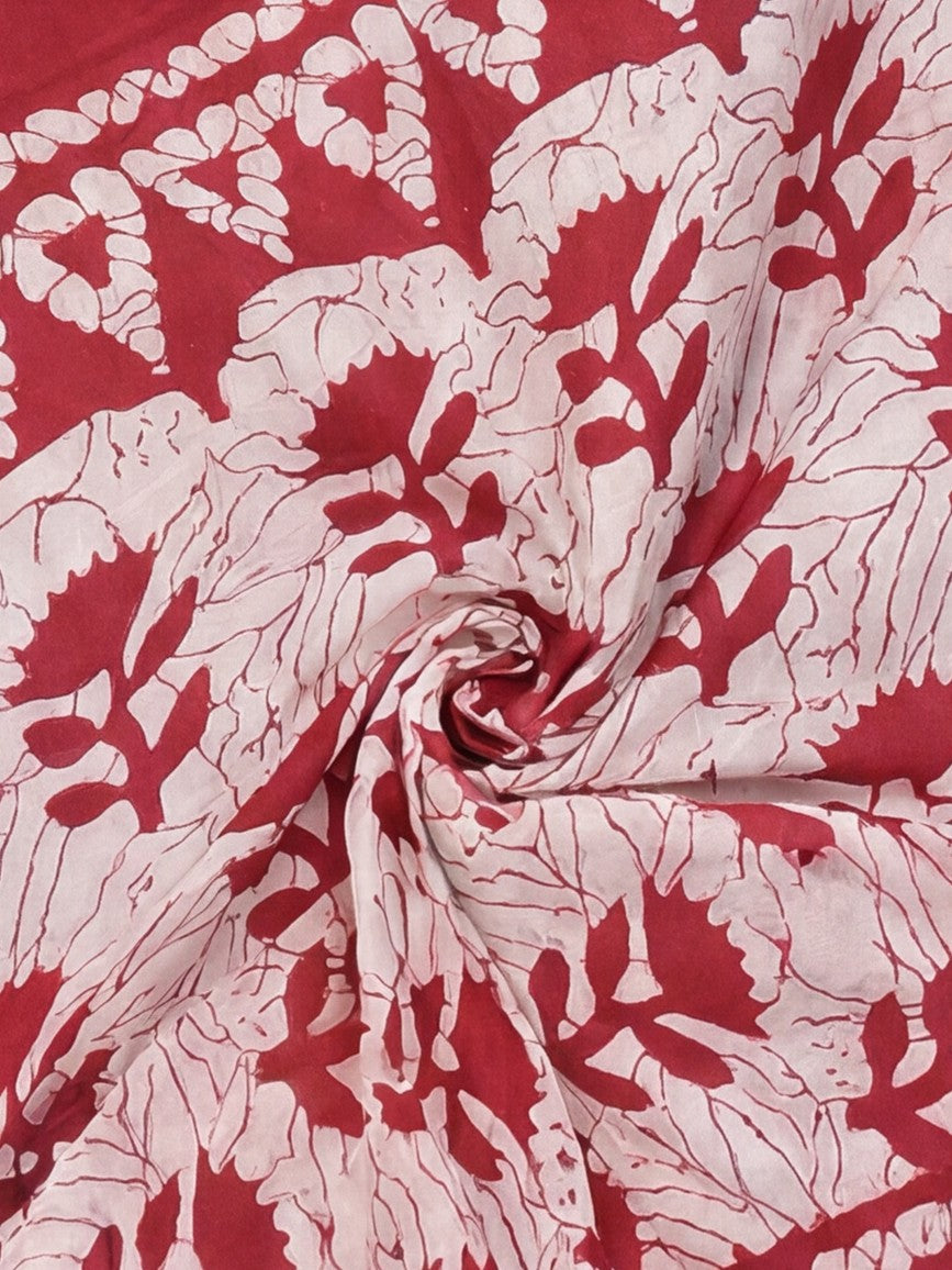 Tie and Dye Pure Cotton Saree with Unstiched Blouse