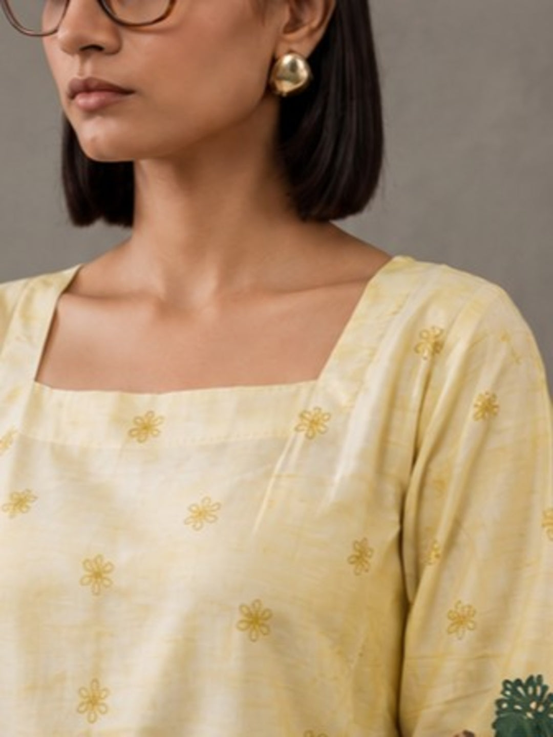 Women's Cotton Kalamkari Printed Full-Sleeve Tunic