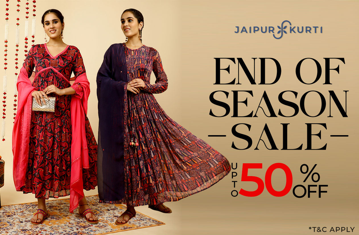 End of Season Sale at Jaipur Kurti Stores: Enjoy Up to 50% Off!