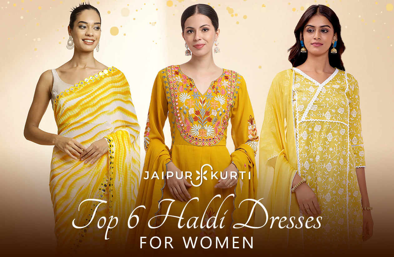 Top 6 Haldi Dresses For Women