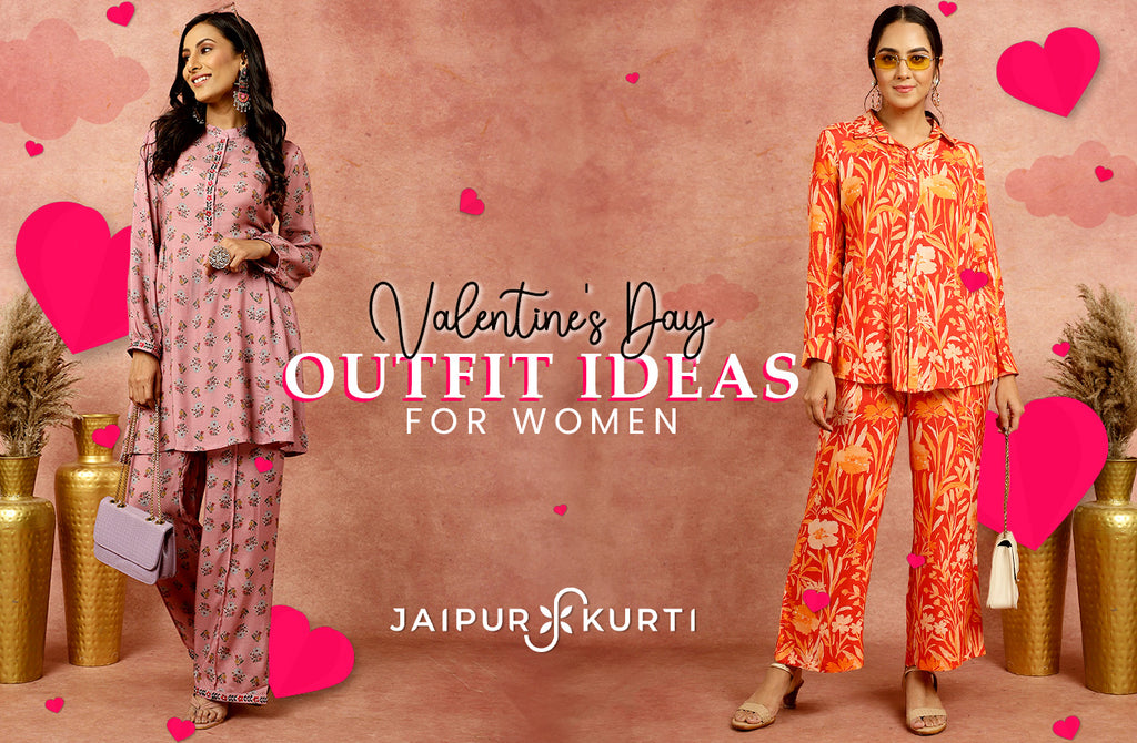 5 Valentine's Day Outfit Ideas for Women Who Love to Wear Ethnic Wear -  House Of Kari (