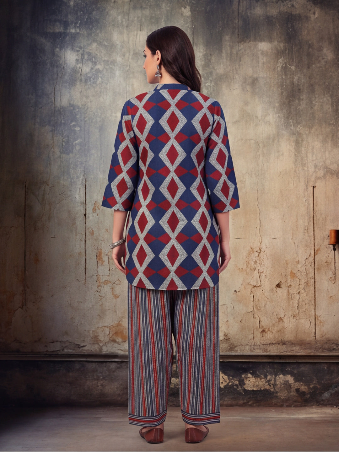 Women Straight Printed Pure Cotton Farshi Suit Sets