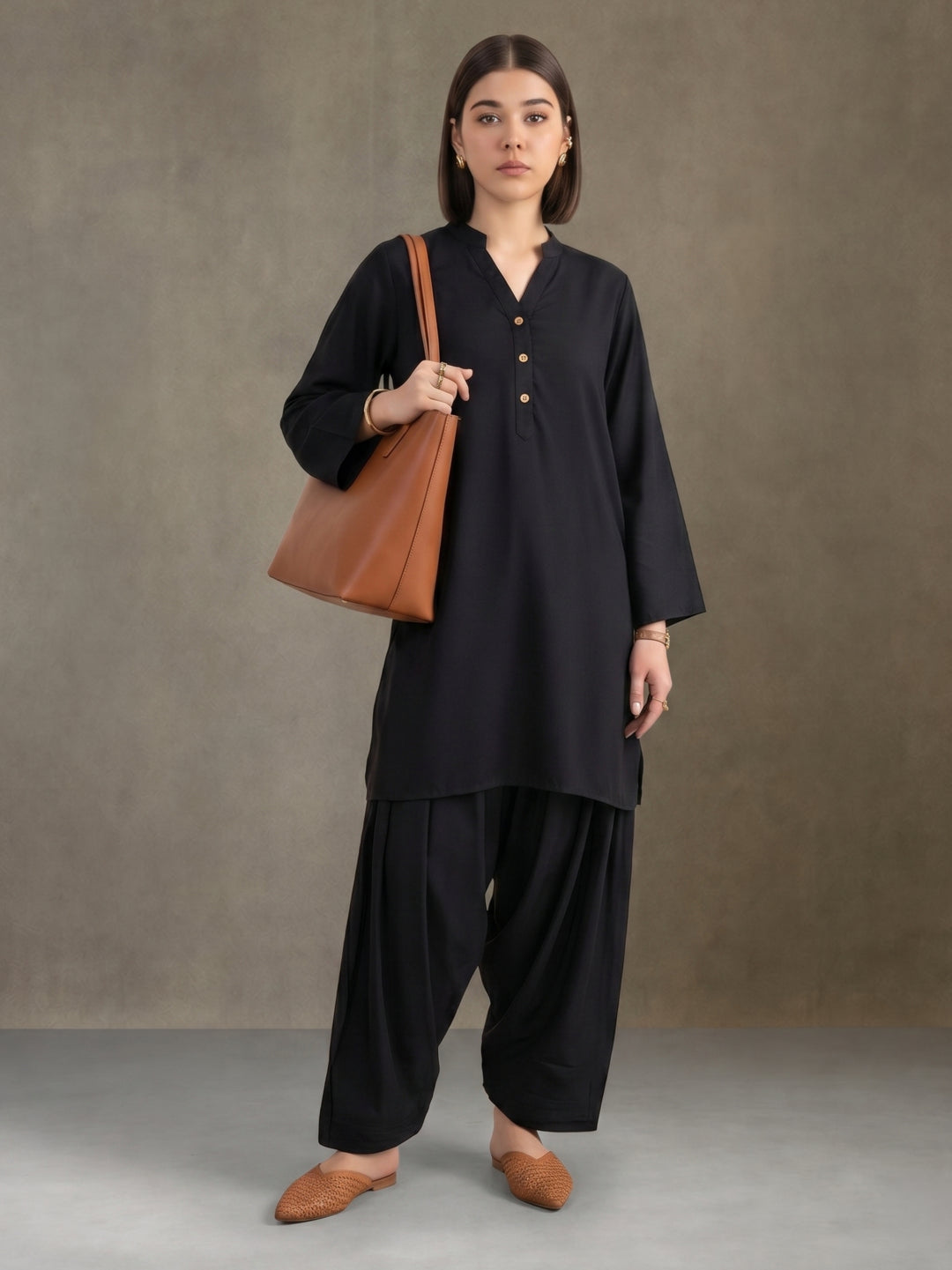 Women solid Loose fit cotton Farsi Salwar