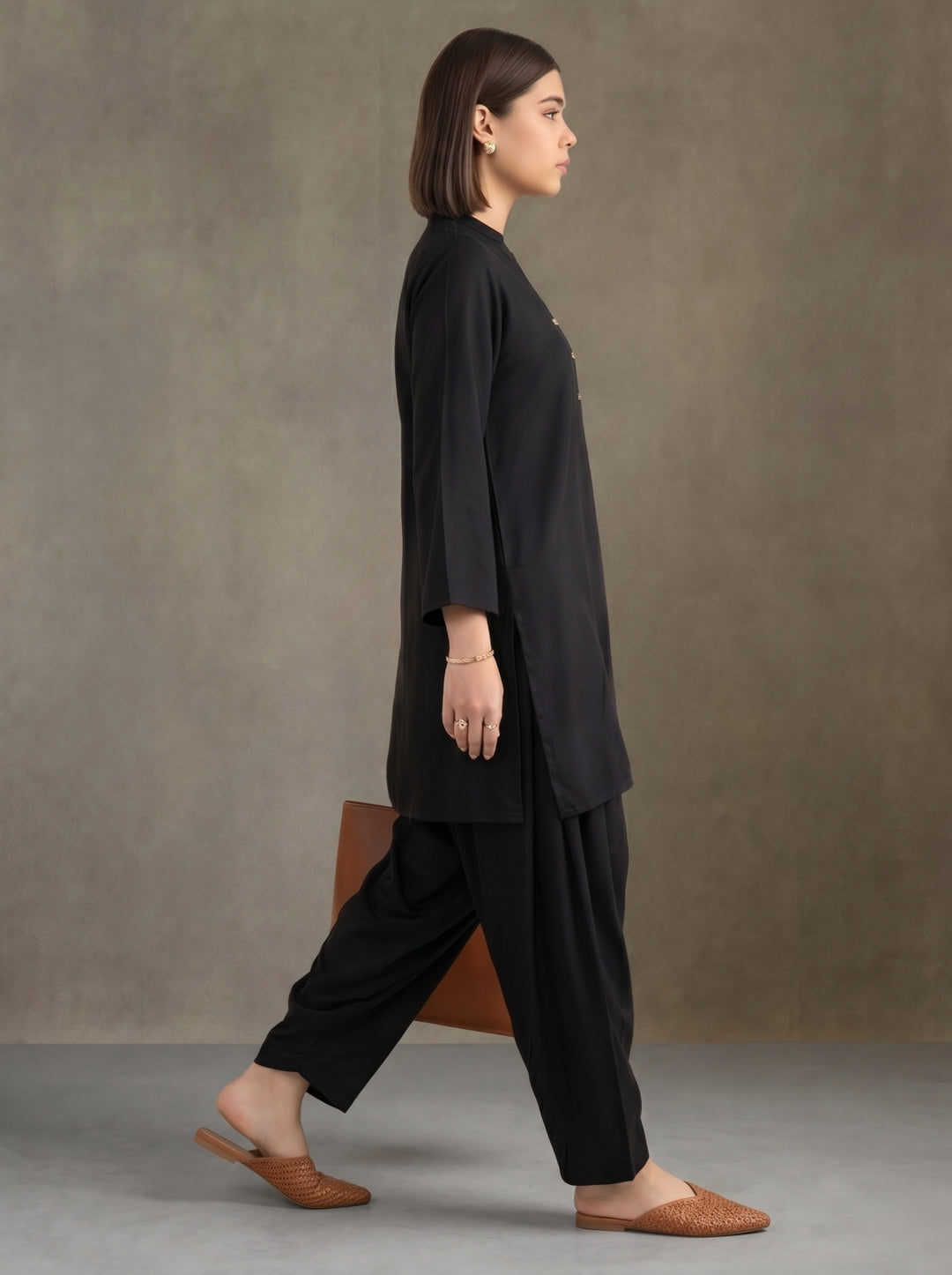 Women solid Loose fit cotton Farsi Salwar