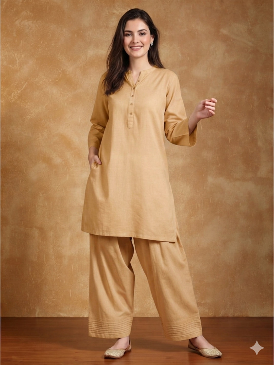 Women solid Loose fit cotton Farsi Salwar