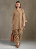 Women solid Loose fit cotton Farsi Salwar