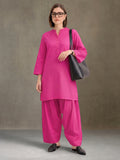 Women solid Loose fit cotton Farsi Salwar