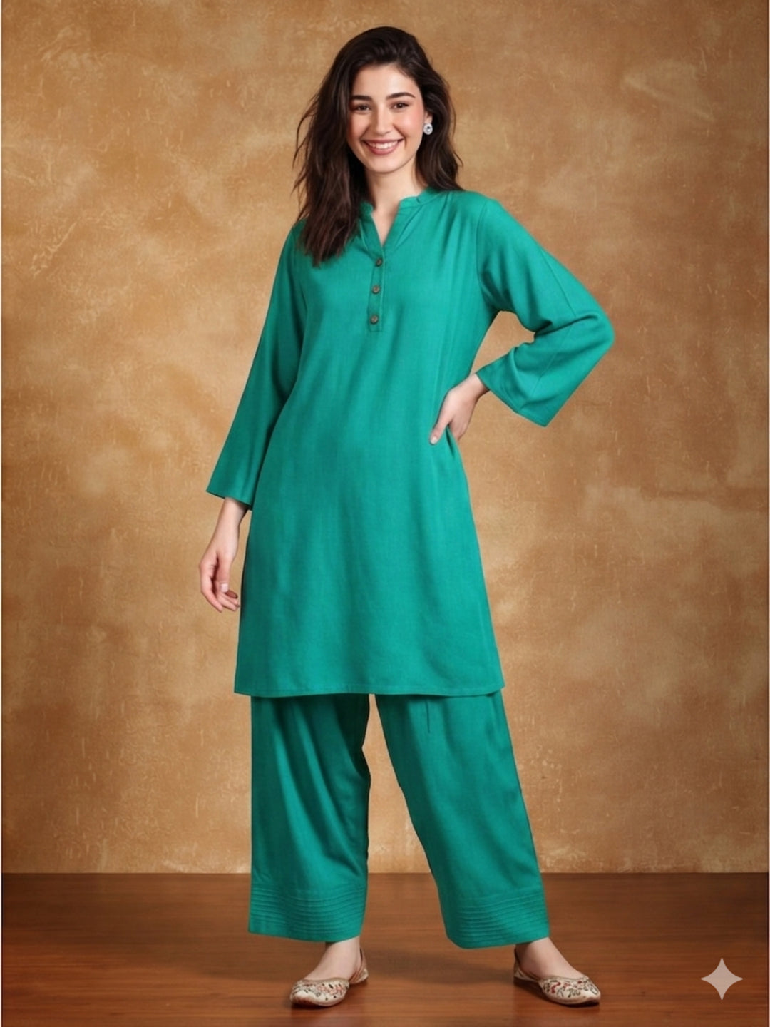 Women solid Loose fit cotton Farsi Salwar