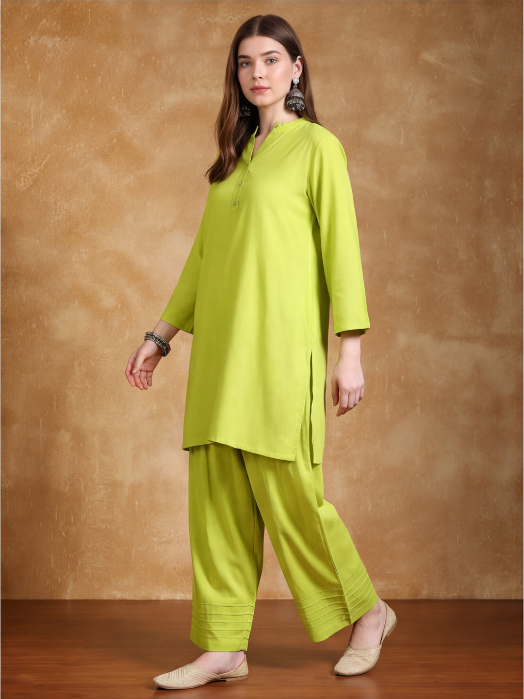 Women solid Loose fit cotton Farsi Salwar
