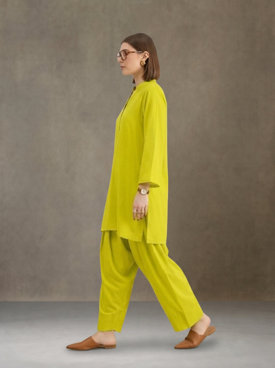 Women solid Loose fit cotton Farsi Salwar