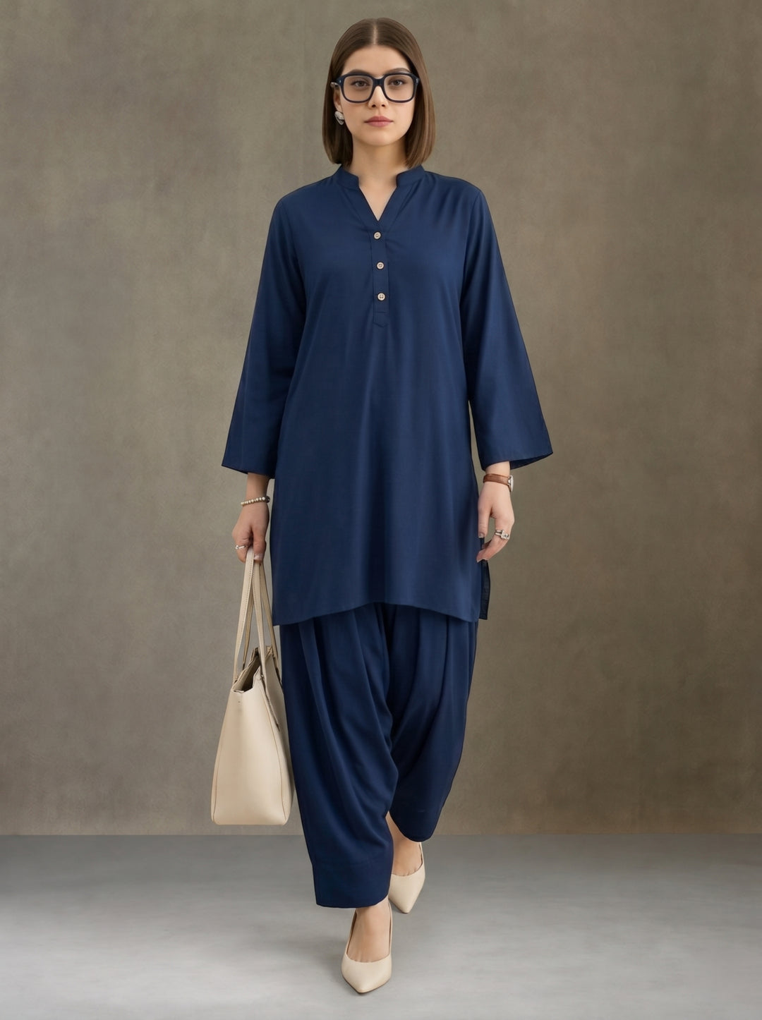 Women solid Loose fit cotton Farsi Salwar