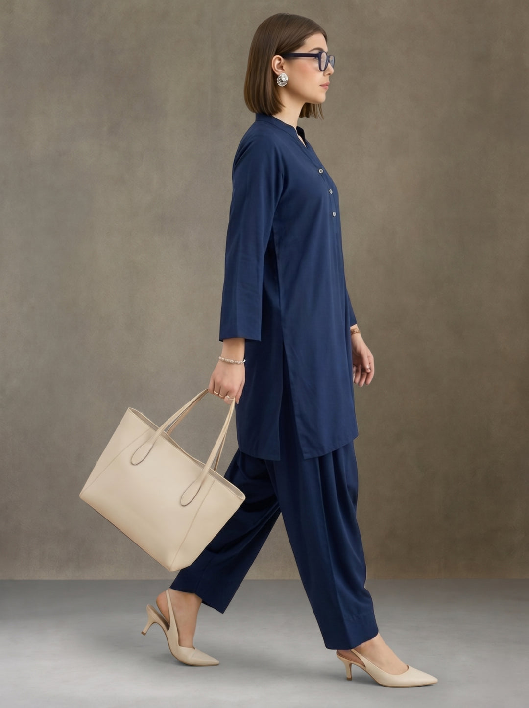 Women solid Loose fit cotton Farsi Salwar