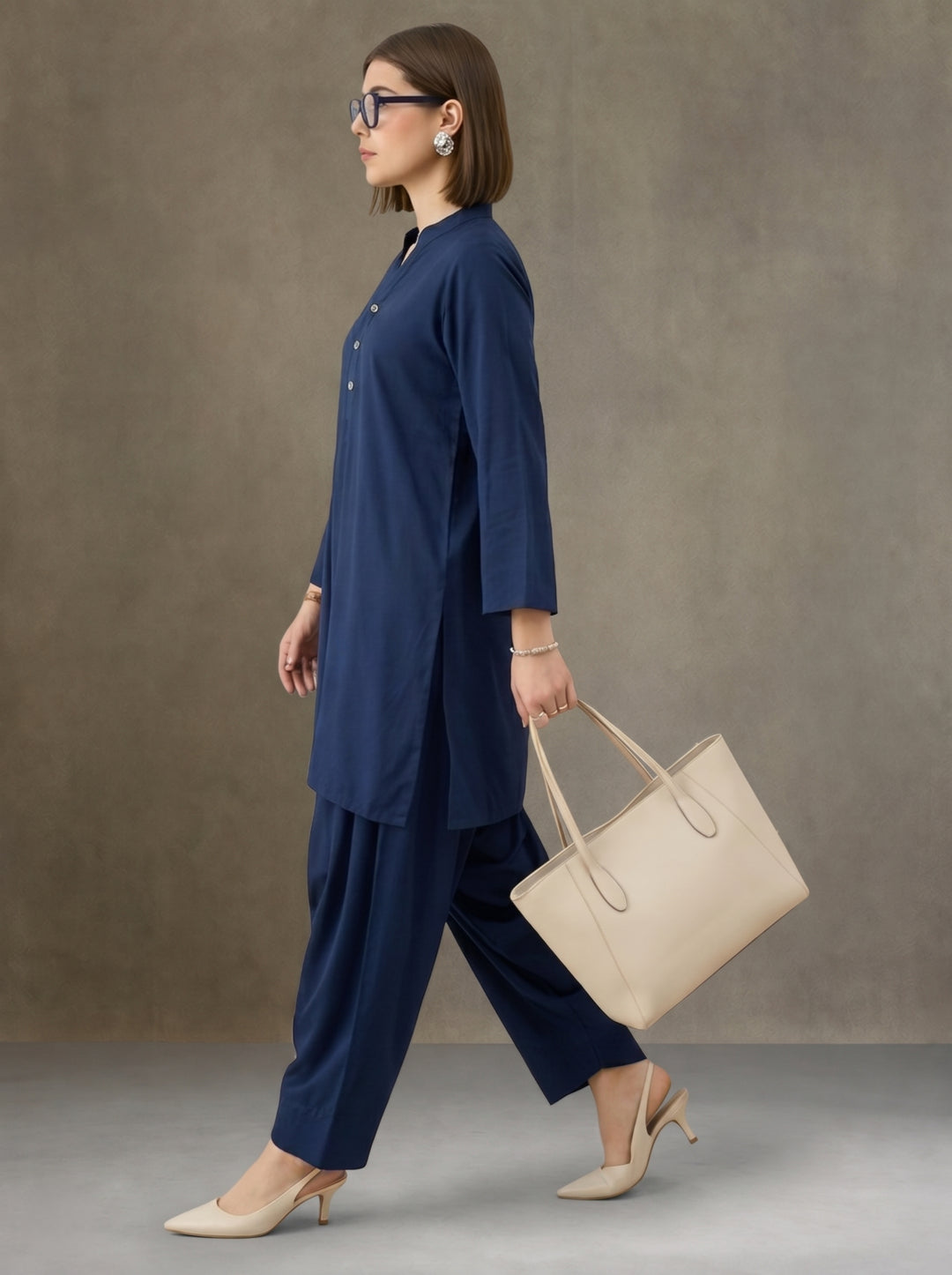 Women solid Loose fit cotton Farsi Salwar