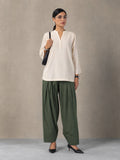 Women solid Loose fit cotton Farsi Salwar