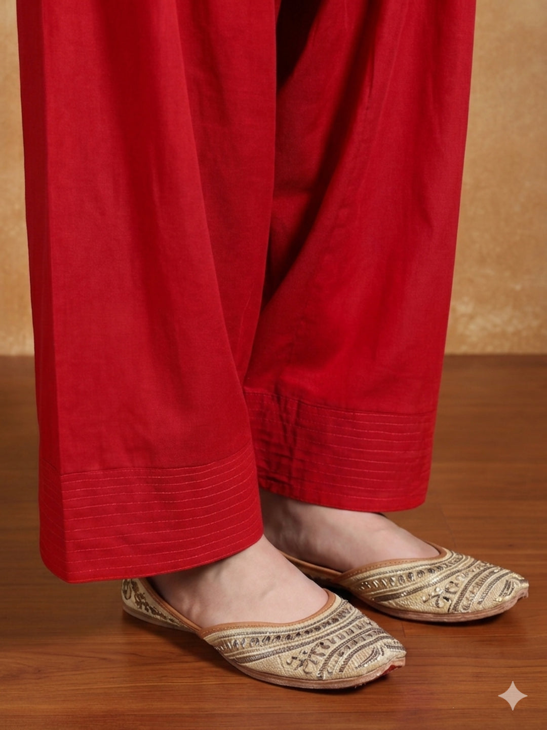 Women solid Loose fit cotton Farsi Salwar