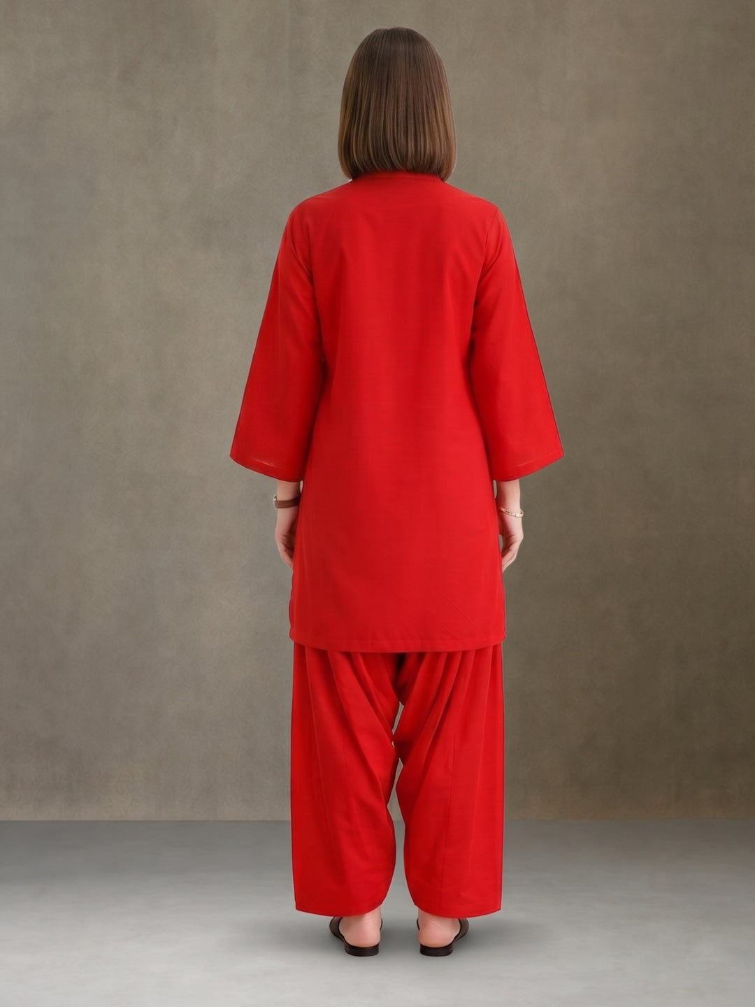 Women solid Loose fit cotton Farsi Salwar