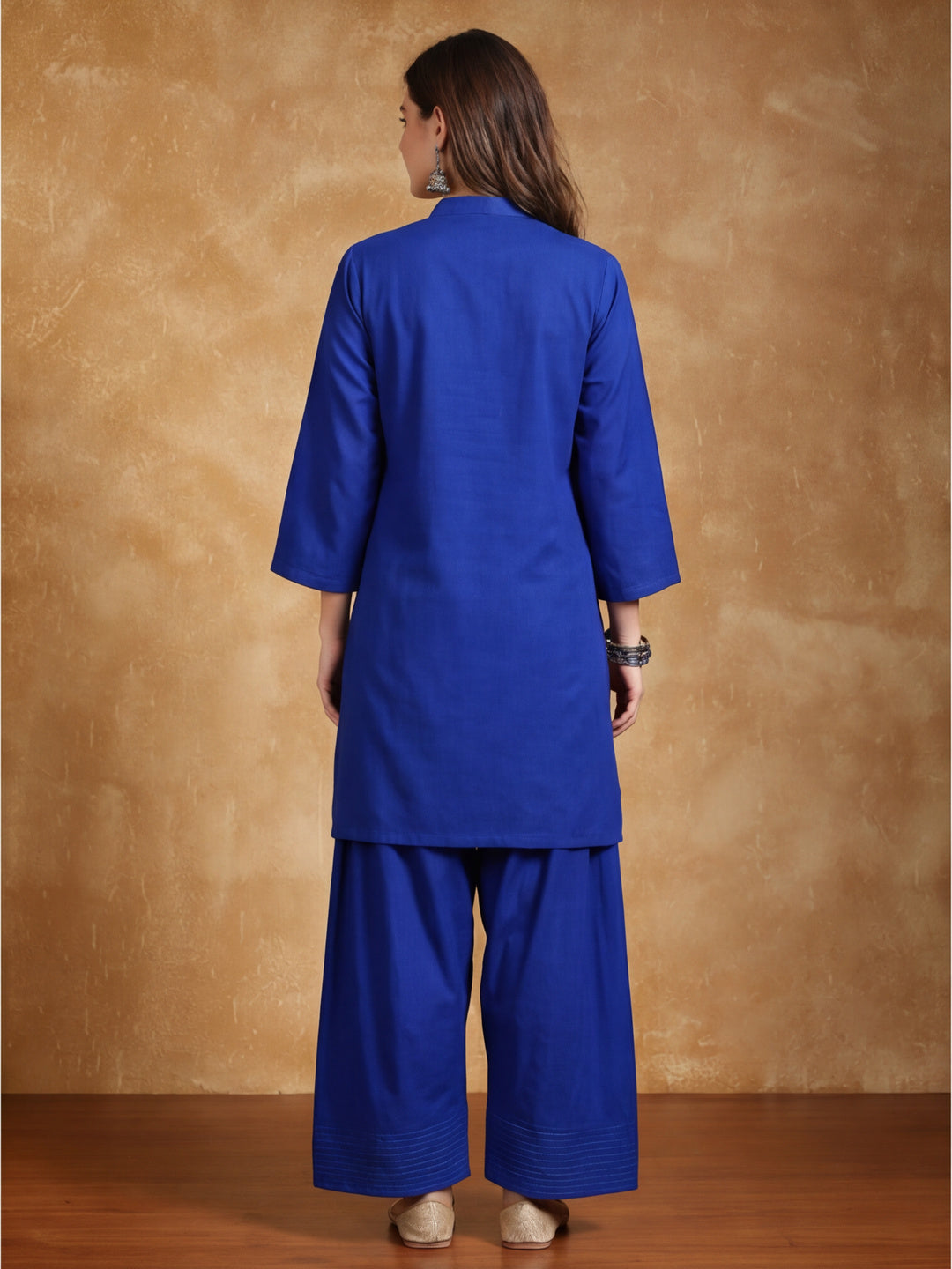 Women solid Loose fit cotton Farsi Salwar