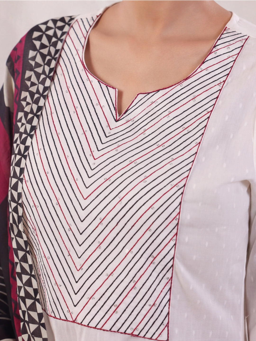 Solid Cotton Straight Kurta & Trouser Sets