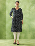 Floral Printed Straight Kurta