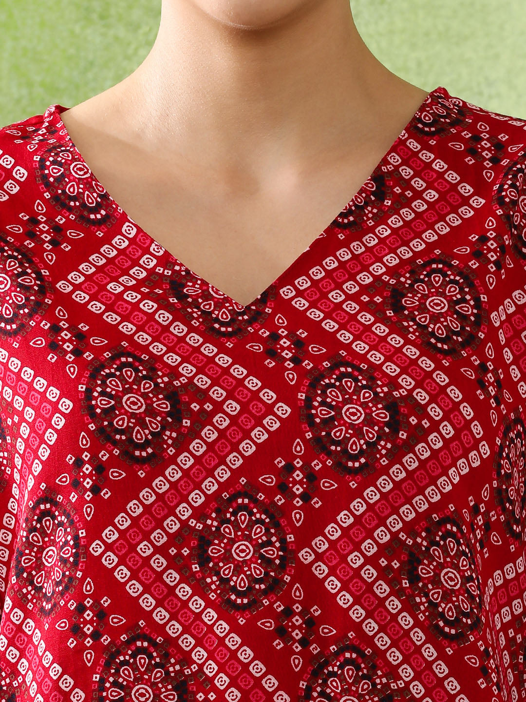 Floral Printed Straight Kurta