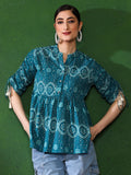 Floral Printed A-Line Top