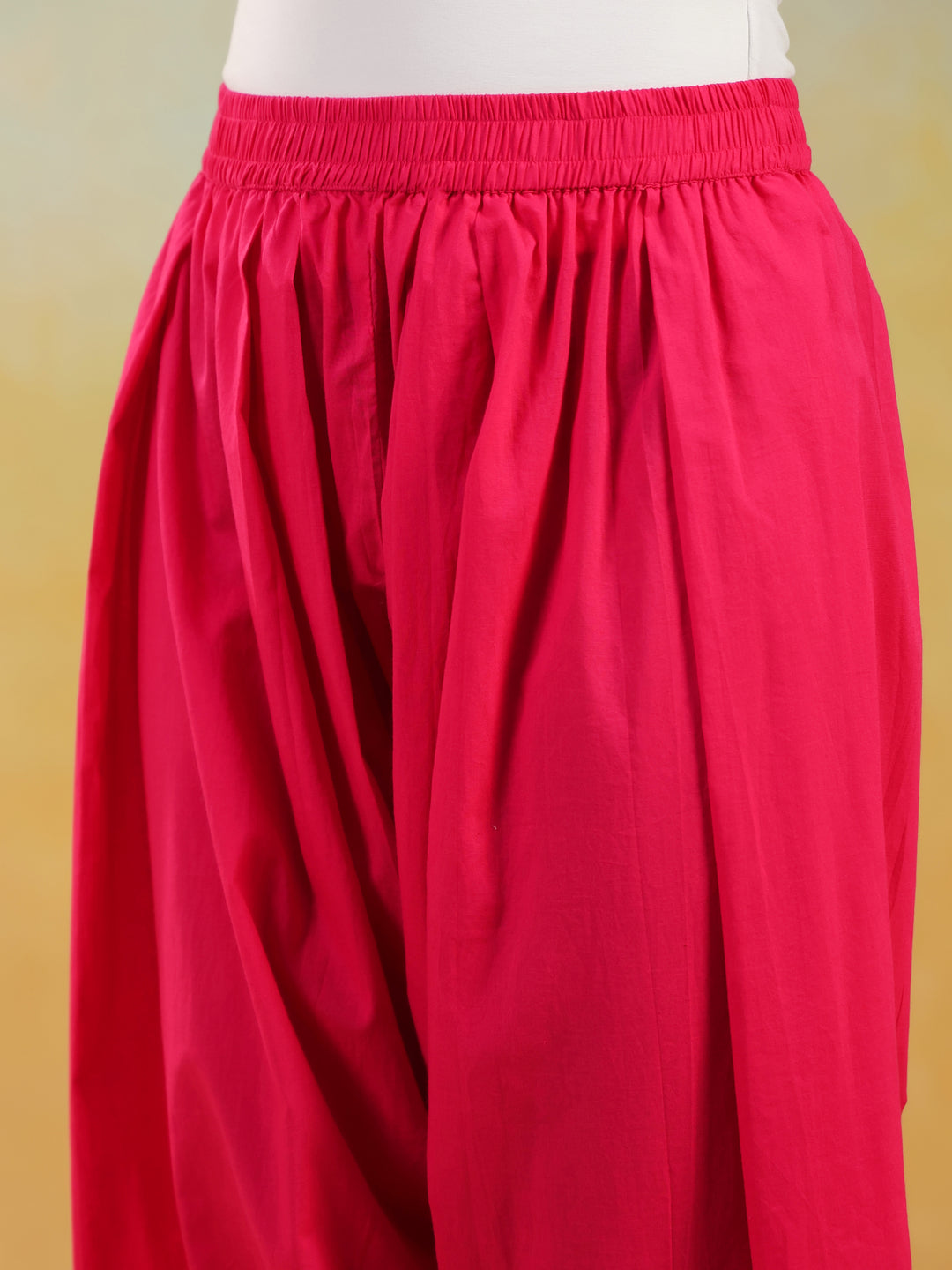 Solid Pure Cotton Farshi Salwar